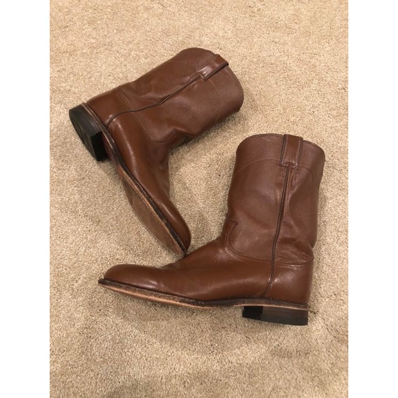 Justin leather boots size 10 men - Picture 5 of 9